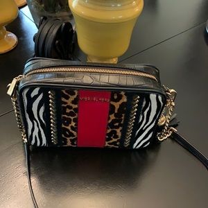 Michael Kors Animal Print Crossbody Bag with matching wallet